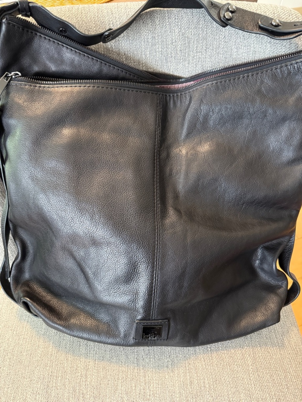 Kooba Black Leather Women’s Shoulder Bag